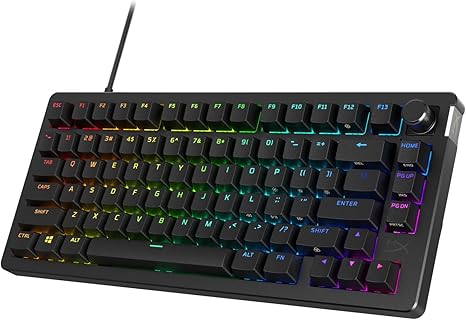 HyperX Alloy Rise 75 Mechanical Gaming Keyboard Arabic -Black HyperX Alloy Rise 75 Mechanical Gaming Keyboard Arabic -Black